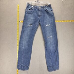 Vintage Levis Engineered Jeans Womens 28x32 Blue Twisted One Pocket Zip Fly